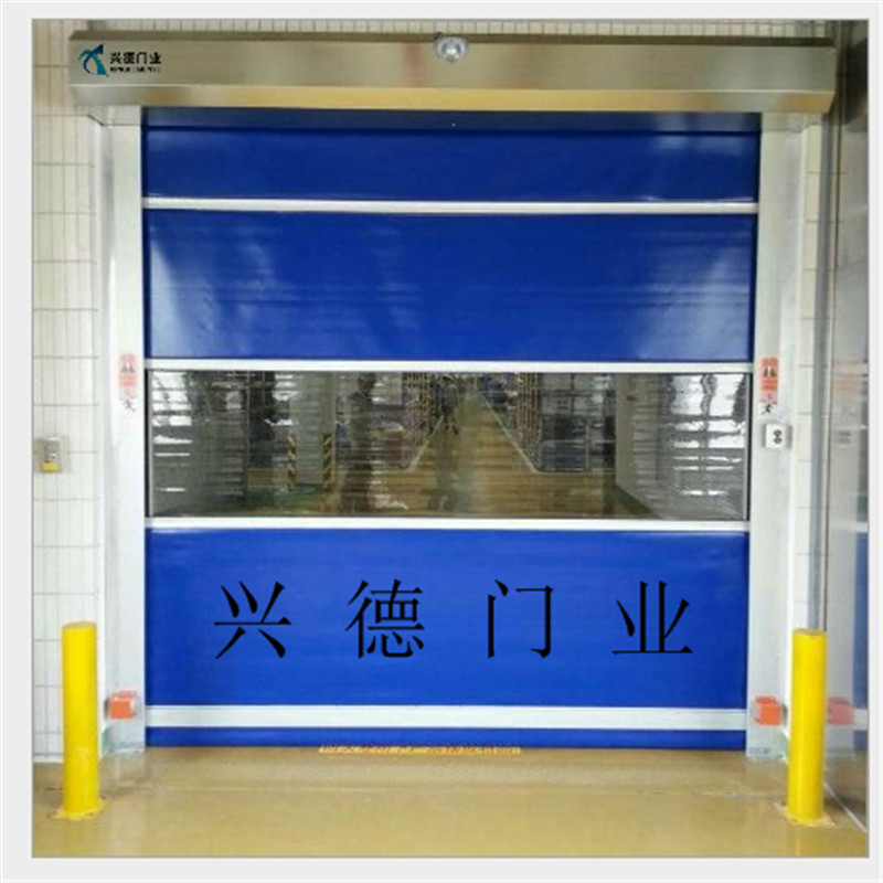 興德門眾多企業(yè)廠房選擇，只因快硬質(zhì)快速門的人性化